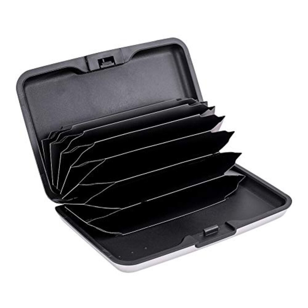 Mini RFID Aluminum Wallet Credit Cards Holder Business Card Case Metal ID Case f